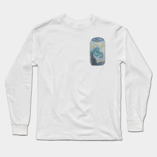 Van Gogh Soda Can Design Long Sleeve T-Shirt